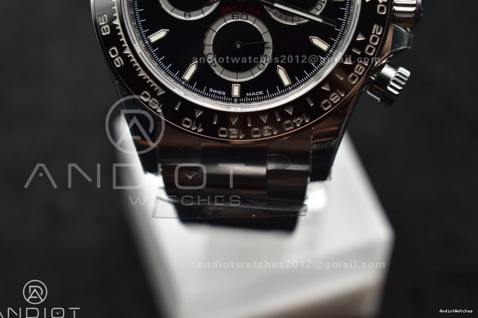 Steel Bracelet Edition on Black SS VSF Best 126500 Daytona Classic Dial 1:1 780 904L DD 0827